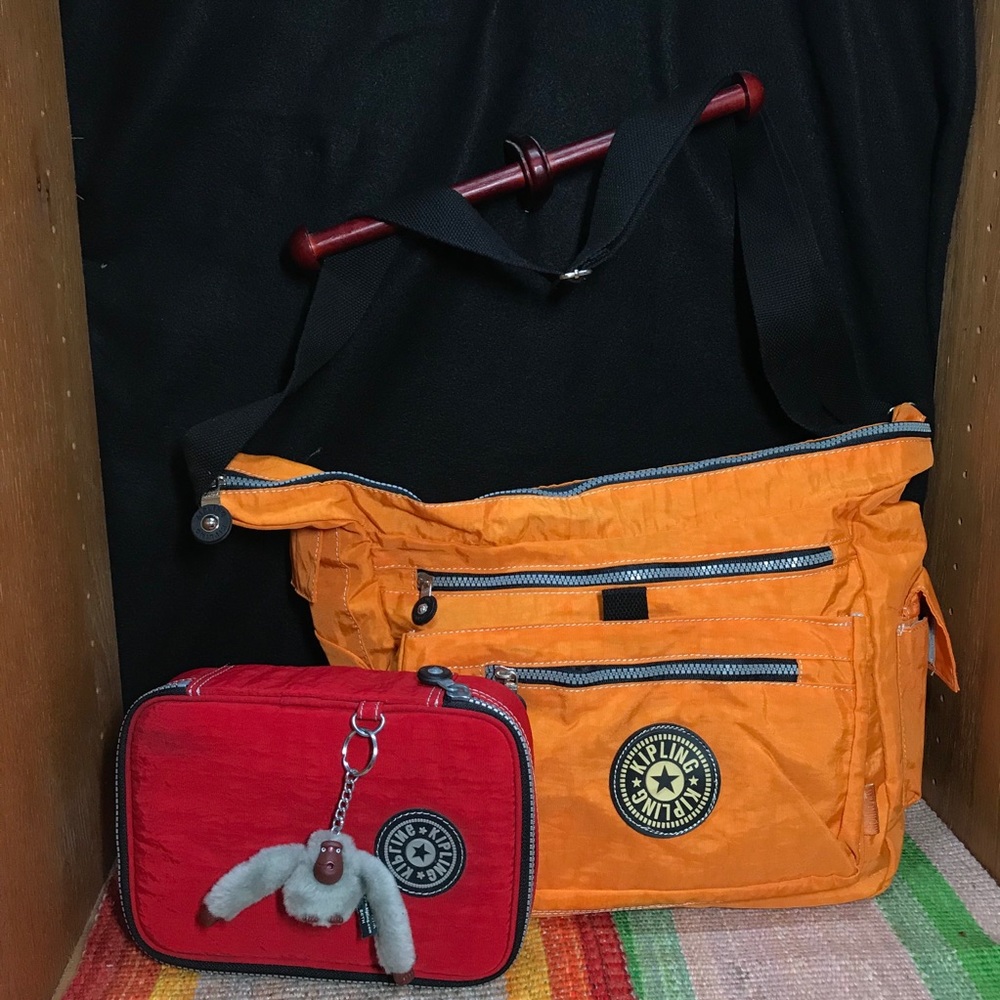 Kipling satchel with pencil box